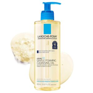 recommended healthy living products for autoimmune and psoriasis relief, la roche posay cleansing oil
